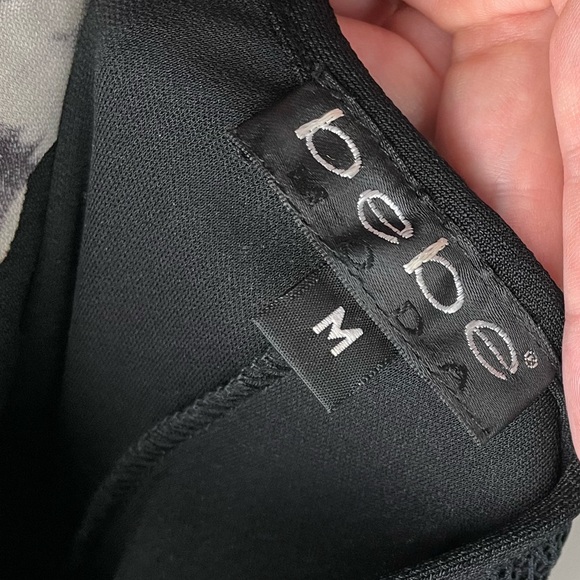 BEBE Floral Black Dress - Picture 7 of 7